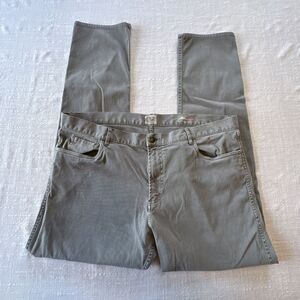 FAHERTY Cotton Blend 5-Pocket Gray Casual Pants Men's Size 40x32